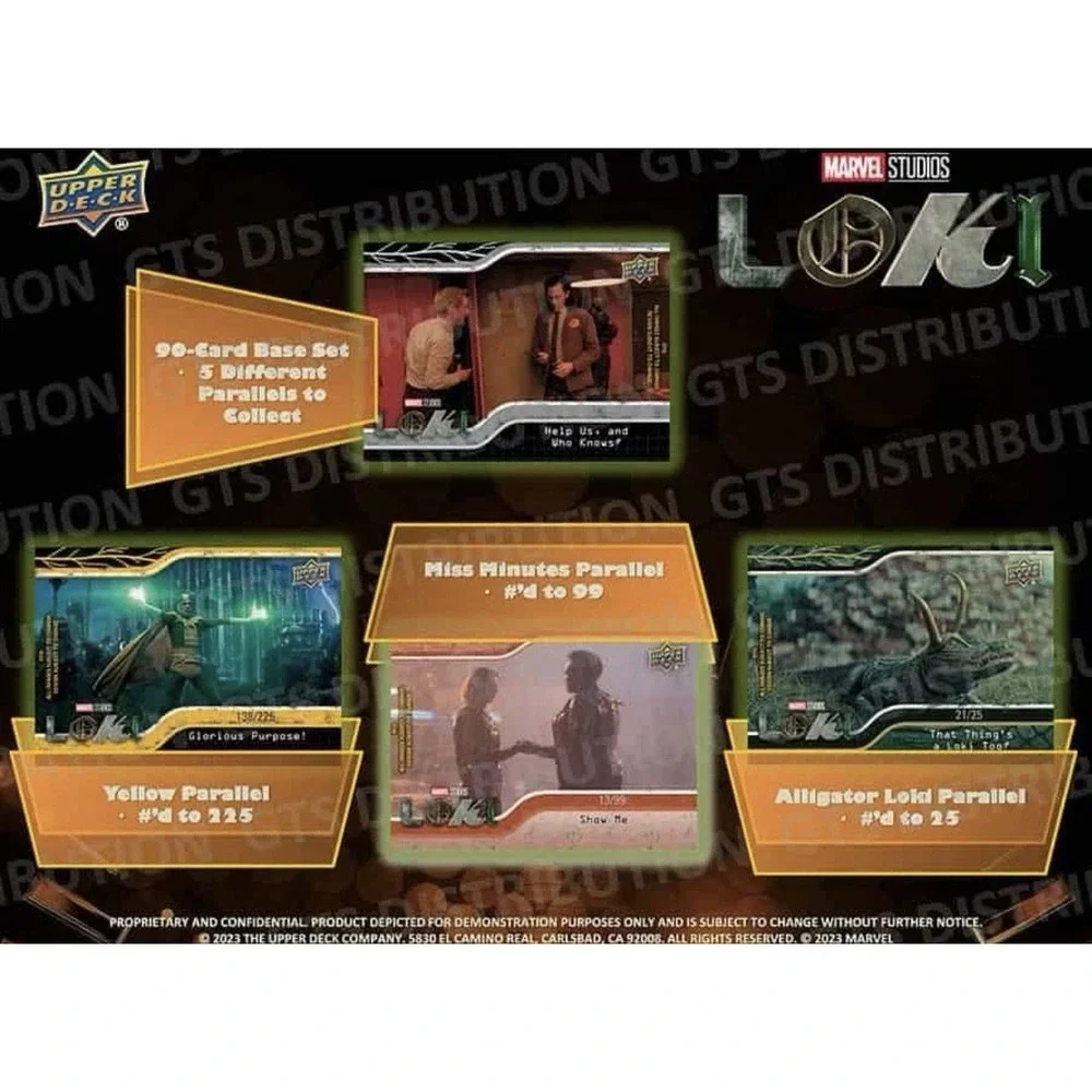 2023 Upper Deck Loki Marvel Studios Season 1 Hobby Box - Factory Sealed